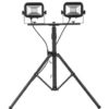 Location LSWT212BG3J-MP Projecteur LED double 2x 1'200 Lm sur trépied IP65 à Lausanne – DALC