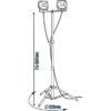 Location LSWT212BG3J-MP Projecteur LED double 2x 1'200 Lm sur trépied IP65 à Lausanne – DALC (photo 8)